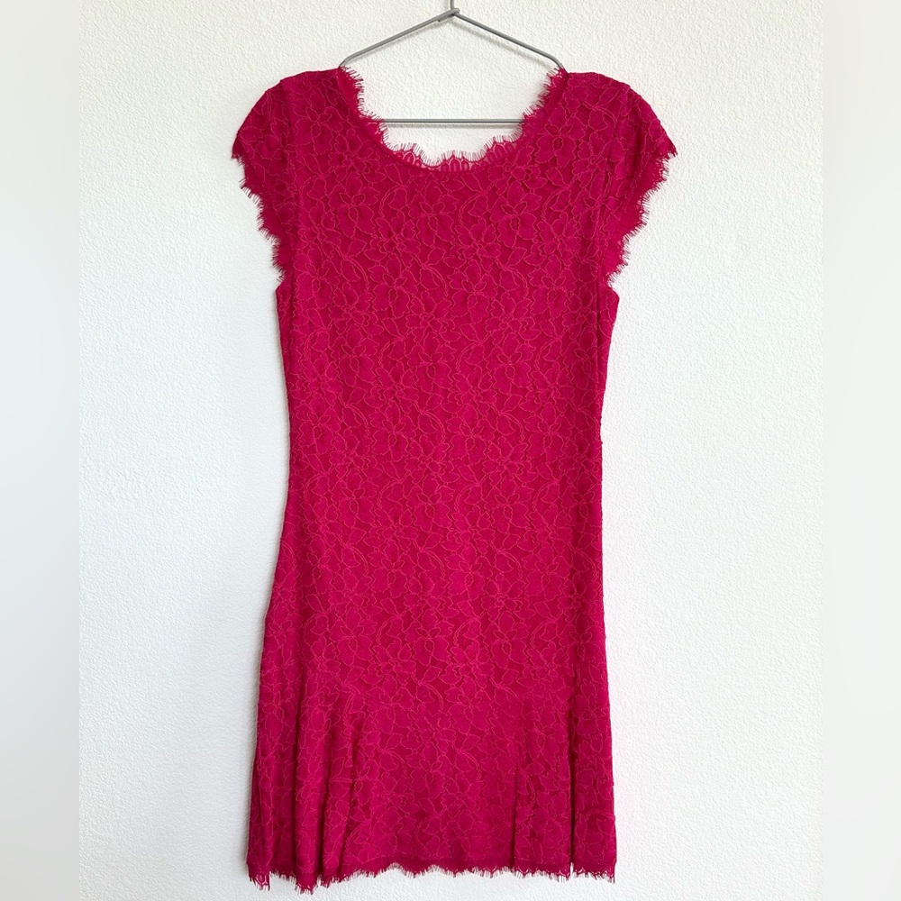 Diane von Furstenburg Brittany Lace Cocktail Dress